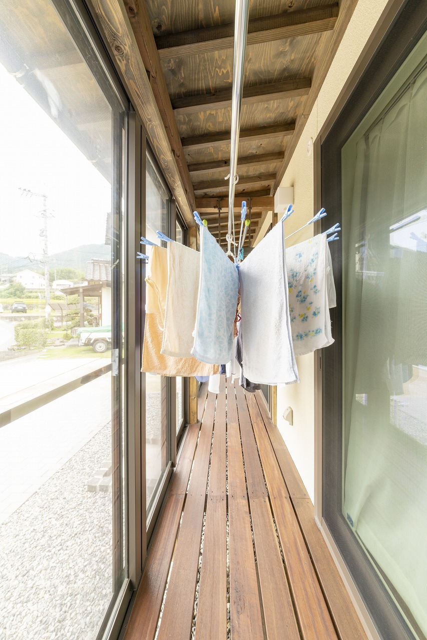 洗濯物をどこに干しますか サンルームのリフォーム事例 広島リフォーム編集部ブログ
