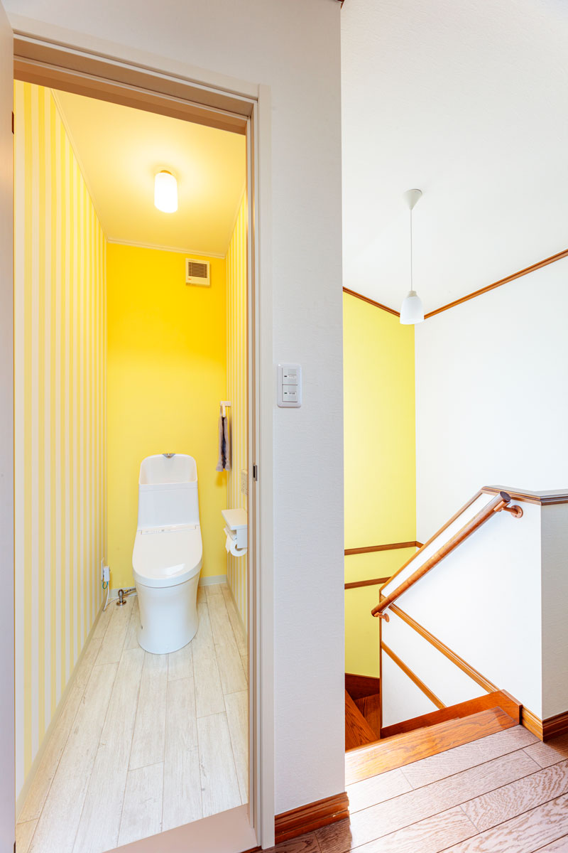 3階にトイレを新設。もともとはクローゼットの空間でした