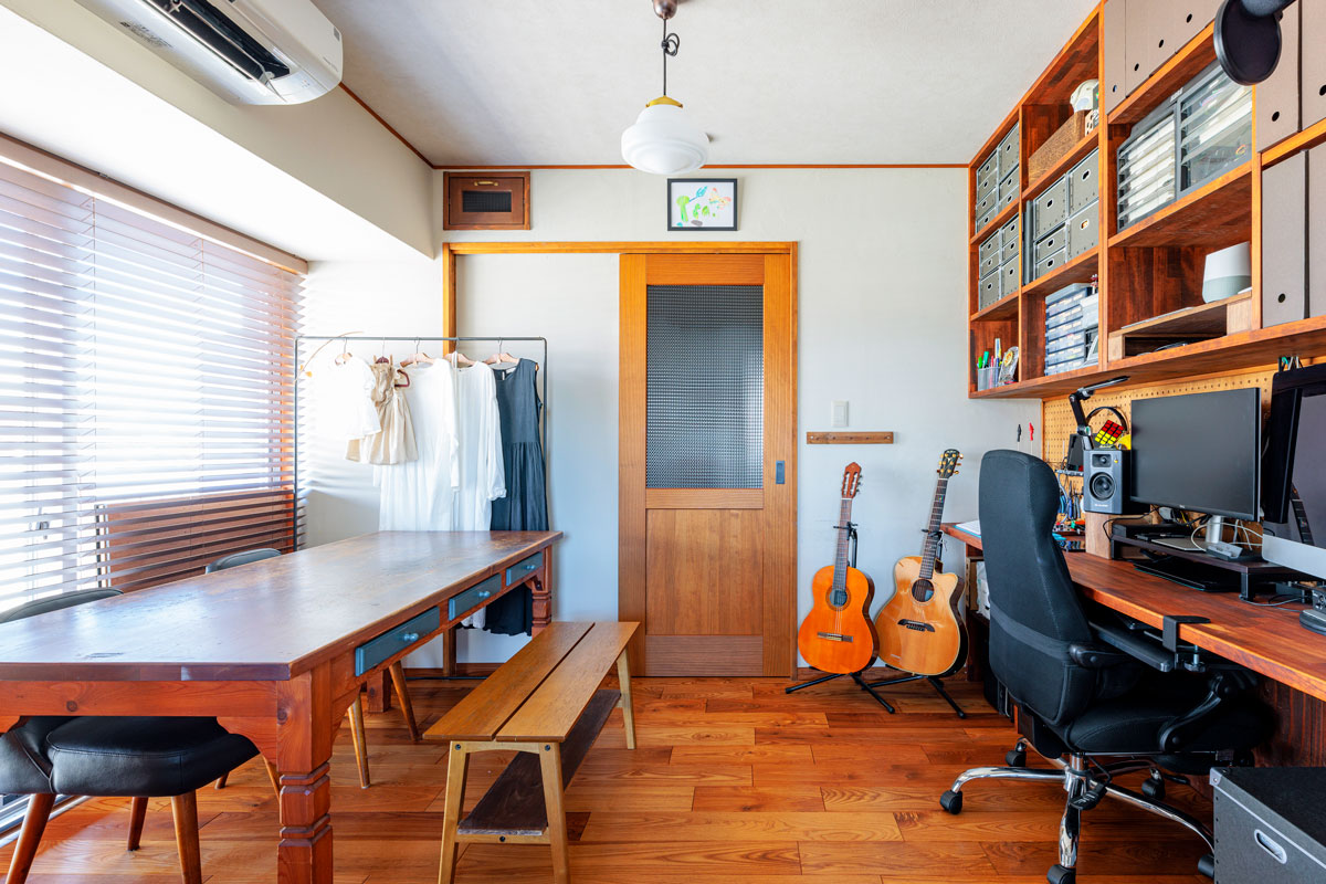 好きなことに没頭できる趣味室