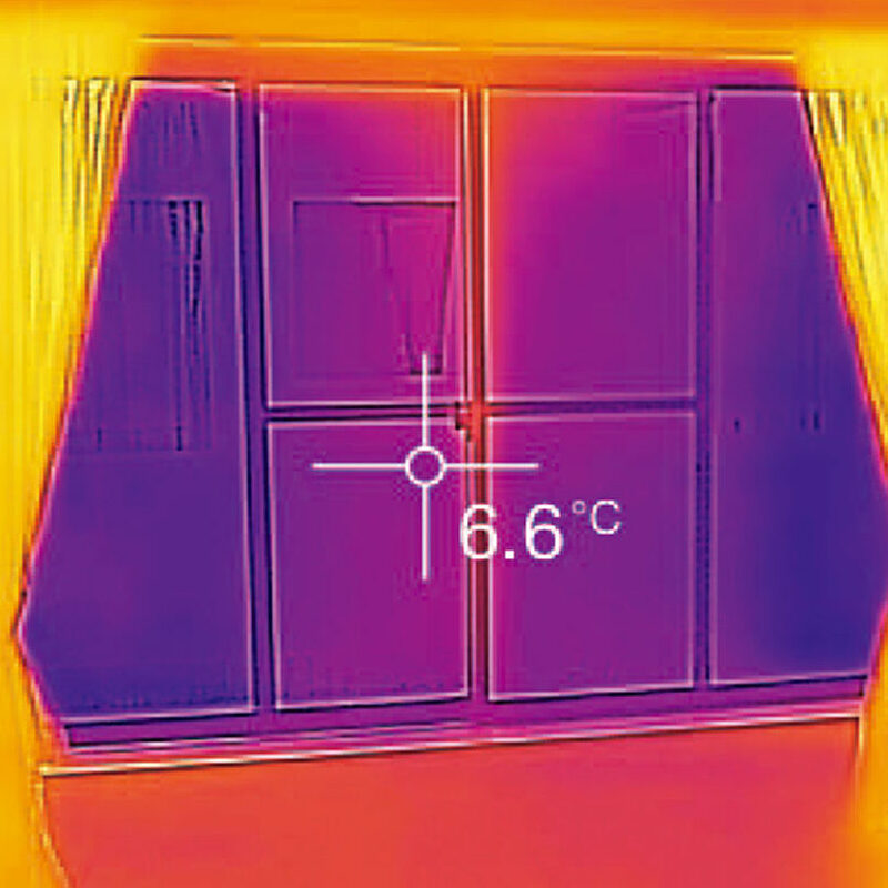 サーモカメラで一目瞭然